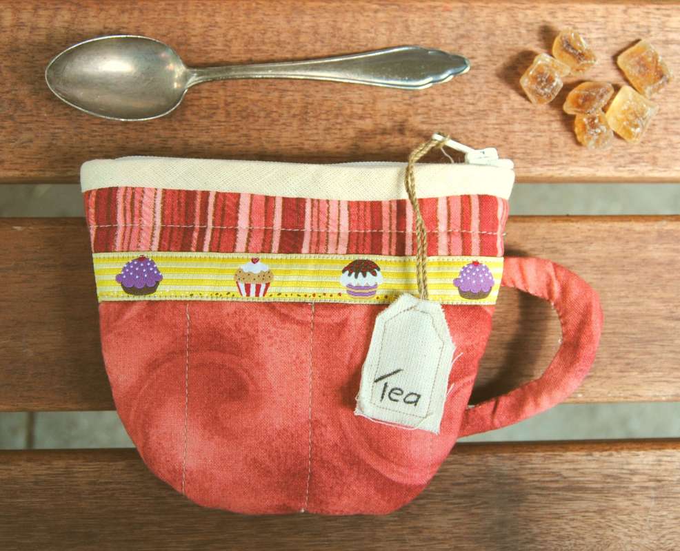 Tasse Streifen klein m. Muffins